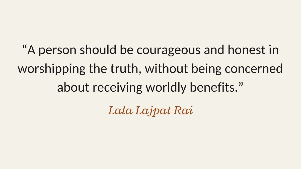 lala lajpat rai's motivational quotes